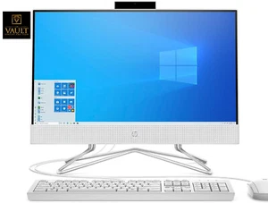 HP 22 All-in-One PC, Intel Pentium Silver J5040, 4GB RAM, 128GB SSD, Snow White! - Picture 1 of 7