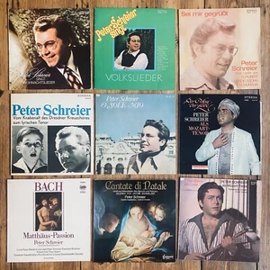 PETER SCHREIER KLASSIK SAMMLUNG CLASSIC COLLECTION 9x LP SCHALLPLATTEN - Picture 1 of 15