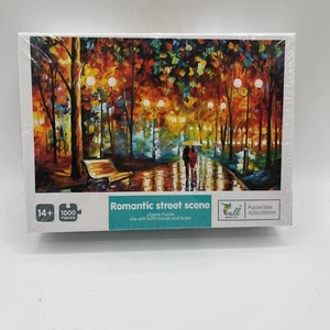 Bull Creatives Jigsaw Puzzle Romantic Street Scene 1000 Pieces New - Picture 1 of 2