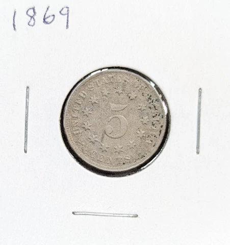 1869 Shield Nickel Cover