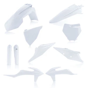 ACERBIS WHITE PLASTIC FAIRING KIT 2 KTM SX 125 2019 2020 2021 2022 0023479.031 - Picture 1 of 2