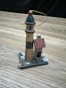 Artmark Chicago Ltd Leuchtturm Ornament Urlaub Weihnachten Küste See Haus 4 Zoll - Bild 1 von 5