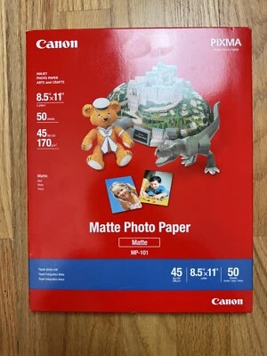Ink Jet Plus Matte Photo Paper 8.5 x 11 (Pack of 50 Sheets) Crafts Art 7981A004 - Image 1 of 2