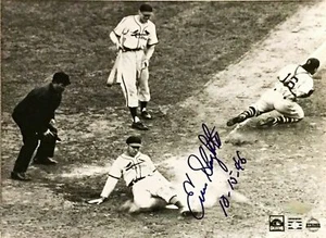 Enos Slaughter 8 x10 Autographed Signed Photo ( Cardinals HOF ) REPRINT - Picture 1 of 1