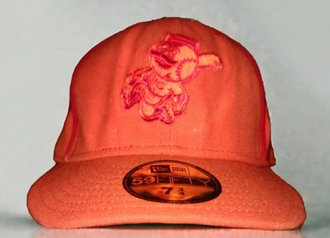 Cincinnati Reds Baseball Mr Red Mascot Hat Cap New Era 59Fifty Fitted Size 7 3/4 Cover