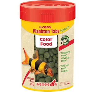 Sera Plankton Tabs Nature 2.3oz Color Enhancing Fish Food 275 Sinking Tablets - Picture 1 of 2