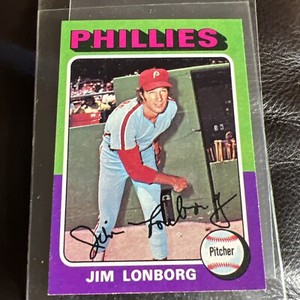 1975 Topps - #94 Jim Lonborg Near Mint Condition Free Shipping