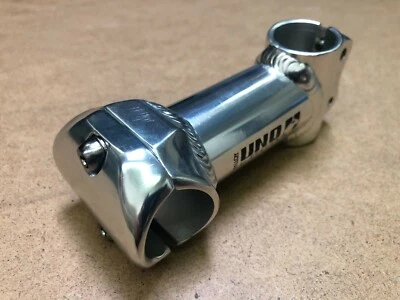 New KALLOY Bicycle Ahead Stem 1-1/8" (28.6mm) 15 Deg Rise Bore 25.4 Silver - Image 1 of 4