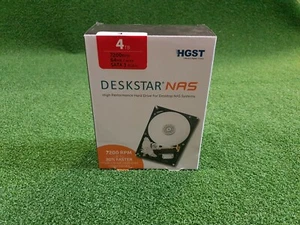 HGST Deskstar NAS 3.5" 4TB 7200RPM 64MB Cache SATA3 Hard Drives - 1YrWty  - Picture 1 of 1