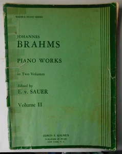 Brahms Piano Works, Vol. II Pub. by Kalmus, New York - Picture 1 of 4