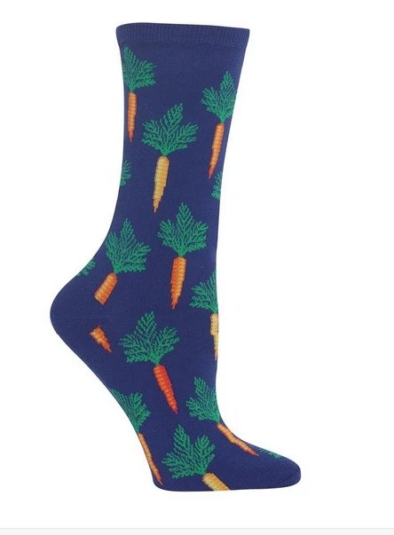 Hot Sox Women's Carrots Socks Blue - Image 1 of 1