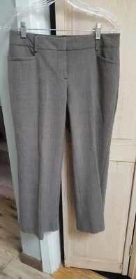 Apt. 9 Women's Modern Fit Trouser Leg Brown Dress Career Pants Belt Sz. 6 NWOT - Image 1 of 4