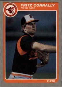 1985 Fleer Update Baltimore Orioles Baseball Card #30 Fritz Connally
