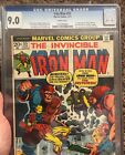 Iron Man #55 CGC 9.0 VF/NM 1st Appearance Thanos  White Pages  Marvel Comics