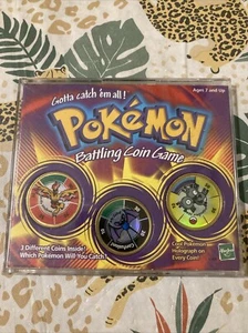 Vintage Pokemon Kampfmünzspiel Nintendo Hasbro Moltres Zubat und Magneton! - Bild 1 von 2