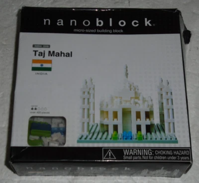 Taj Mahal India NBH 008 Nanoblock Micro-Sized Building Block NEW - Image 1 of 3