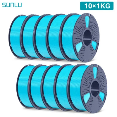 SUNLU 10×1KG PLA+ 3D Filament Multicolor PLA Plus 1.75mm For 3D Printer  - Image 1 of 4