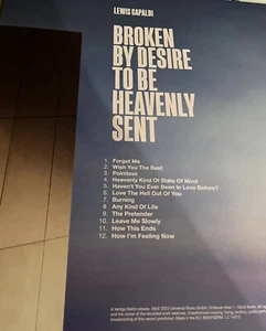 Lewis Capaldi Broken By Desire To Be Heavenly Sent ZOETROPE Vinyl /5000 LE - Picture 1 of 2