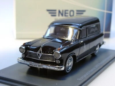 NEO Borgward Hansa 2400 Bestattungswagen, schwarz - 49520 - 1:43 - Bild 1 von 4