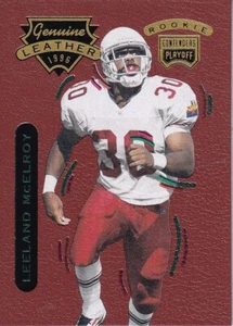 1996 Playoff Contenders Leather - Leeland McElroy #30 Arizona Cardinals - Bild 1 von 2