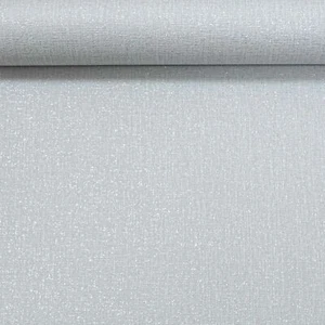 Grey Silver Glitter Wallpaper Plain Linen Effect Textured Vinyl Thick - Picture 1 of 7