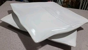 Pier 1 SAKUI Square Dinner plate  10 3/4", Stoneware (1) - Picture 1 of 5