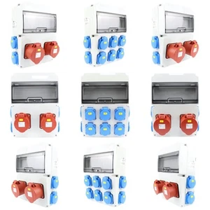 Stromverteiler Baustromverteiler CEE Kraftstrom Wandverteiler Strom Verteiler - Bild 1 von 29