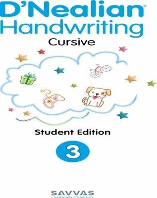 3rd Grade 3 D'Nealian Handwriting Student Consumable Edition 2022  - Image 1 of 3