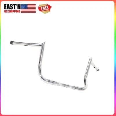 12"  Meathook Style Ape Bars Fit For 1986-UP Harley Electra Glide Street Glide Foto 1 de 4