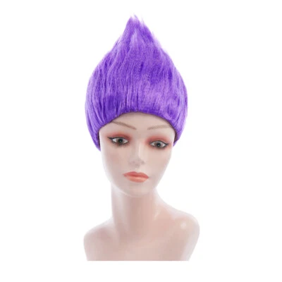 Peluca Troll Puro Adulto Hombre Vestido Elegante Disfraz Festival Juegos con disfraces Fiesta Halloween Foto 1 de 4