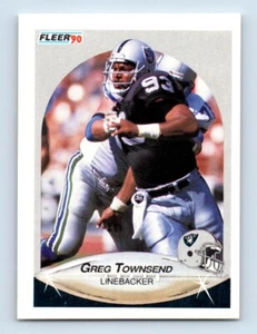 1990 Fleer Greg Townsend Los Angeles Raiders #261 - Picture 1 of 2
