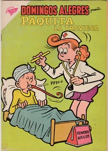 DOMINGOS ALEGRES 281 PAQUITA LA TRAVIESA AGOSTO 1959 NOVARO CÓMIC MEXICANO - Imagen 1 de 1