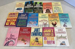 Janet Evanovich Novels ASSORTED MIXED LOT OF 16 Paperback Books - Picture 1 of 4