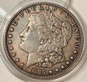 1885 P Morgan Silver Dollar Ungraded Beautiful Silver Coin - Philadelphia Mint - Picture 1 of 3