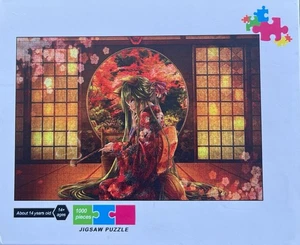 Rare Jigsaw Puzzle Japanese Woman in a Kimono 1000 Pieces New - Picture 1 of 11