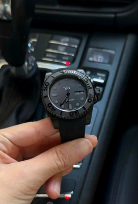 Custom Diver | Full Black Stealth | Automatic NH36 | Sapphire | 100m WR - Bild 1 von 3