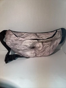 Dad Body Waist Belt Fanny Pack 3D Funny Hairy Beer Belly Pack Pouch Holder Bag - Picture 1 of 11