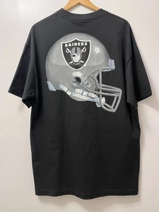 Camiseta De Colección Oakland Raiders Para Hombre Talla Grande NFL Casco Reebok HECHA EN EE. UU. - Imagen 1 de 12