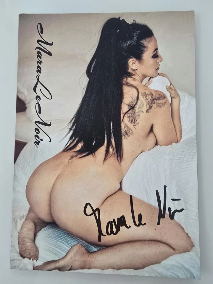 MARA LE NOIR XL Autogrammkarte Autograph Signiert Signed Orginal Erotik - Bild 1 von 1