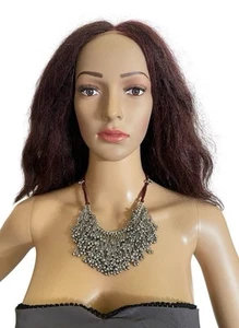 Zara Contrasting Fabric And Bobble Necklace - Picture 1 of 7