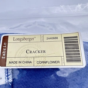 Forro Longaberger CRACKER #2440688 AZUL en aciano - Imagen 1 de 3