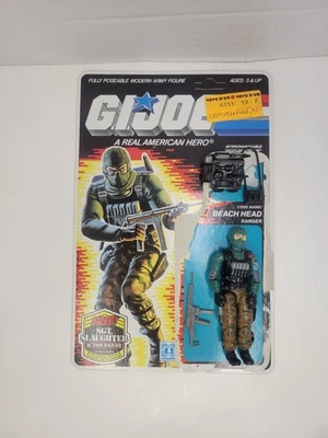 GI Joe Beach Head 1986 v1 *100% completo com capa de cartão de arquivo quase em perfeito estado!* Lote vintage - Imagem 1 de 4
