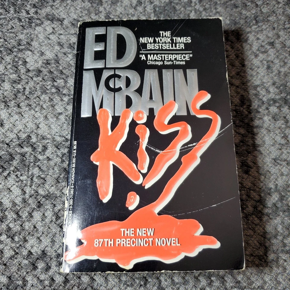 Kiss Ed McBain 1992 First Avon Books Printing 87th Precinct Novel Foto 1 de 4