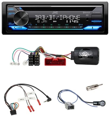 JVC Bluetooth Lenkrad USB DAB CD Autoradio für Mazda 2 Typ DY 2003-2007 - Bild 1 von 4