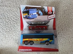 Disney Pixar Cars Emmanuel Paris Parisian Tour Bus Deluxe 2013 World Of Neu - Bild 1 von 6