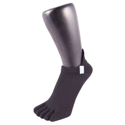 TOETOE Sports Trainer Five Finger Running Toe Socks Black - Image 1 of 2