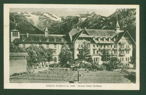 COLLE ISARCO (BZ) GRAND HOTEL GROBNER  ANNO 1938 - Picture 1 of 2