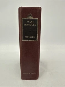 Vintage 1957 Atlas Shrugged by Ayn Rand Fifteenth Printing HC No Dust Jacket - Picture 1 of 18