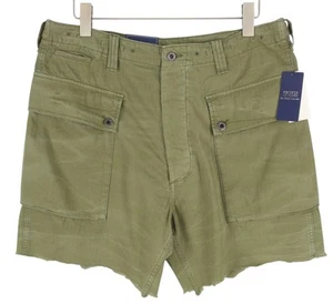 Polo Ralph Lauren Straight Fit Hombre Shorts 36 Lavado Verde Botón Fly Pvp 190€ - Imagen 1 de 13