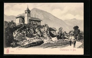 AK Champagny-le-Bas, L ́Eglise - Bild 1 von 2